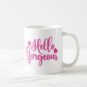 Rosa Hej Gorgous-offert Kaffemugg