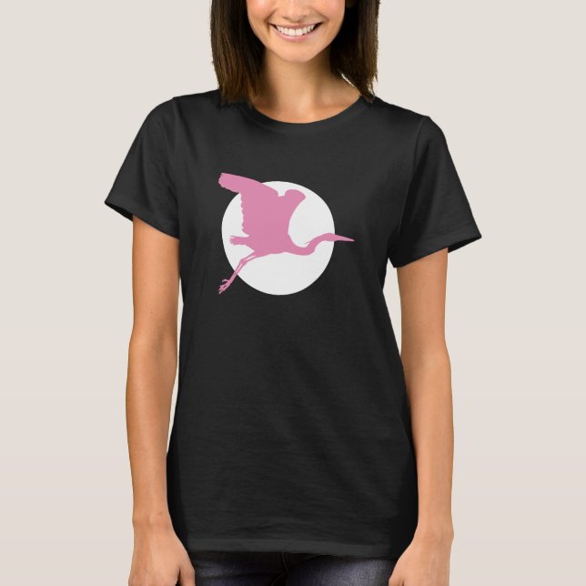Rosa Heron T Shirt (Framsida)