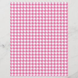 Rosa Herringbone Mönster Classic Chic Preppy Rolig