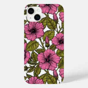 Rosa hibiscus-blommor