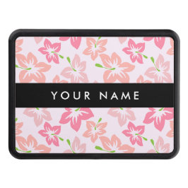 Rosa Hibiscus, Rosa Flowers, ditt namn Dragkroksskydd