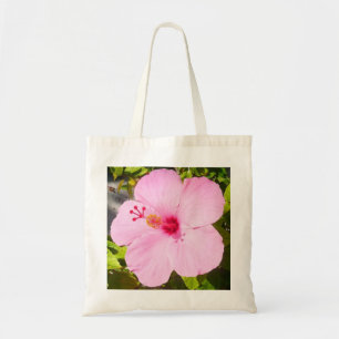 Rosa Hibiscus Tropiska blomman Tygkasse