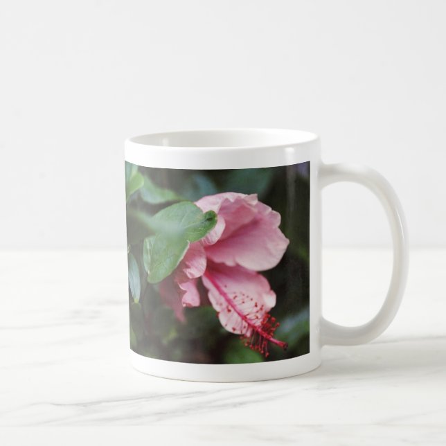 rosa hibiskus kaffemugg (Höger)