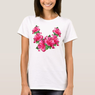 Rosa hibiskusLeiskjortor T Shirt