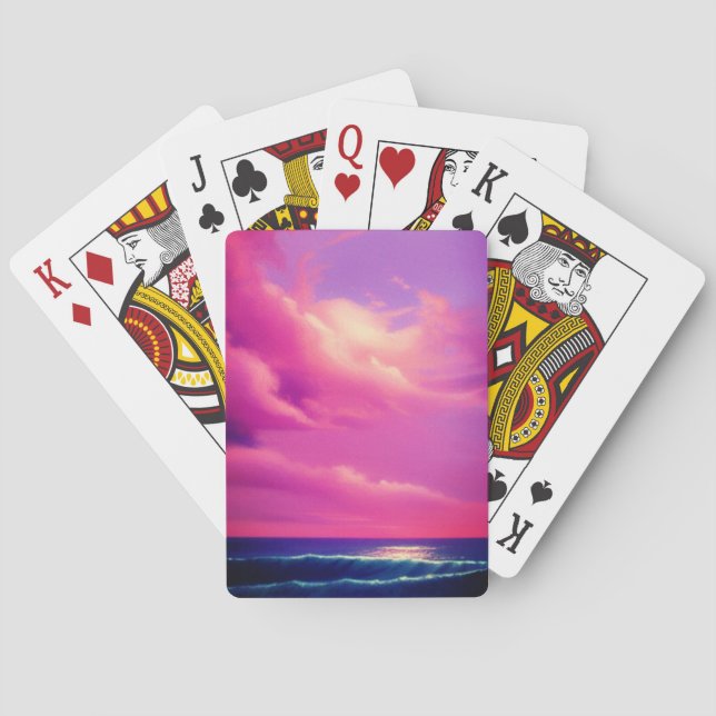 Rosa Himlar Casinokort (Baksidan)