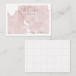 Rosa Himlar Cloud 9 Baby Shower Advice Tilläggskort