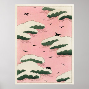 Rosa Himlar Illustration från Bijutsu Sekai Poster