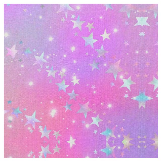 Rosa Himlar Kammade bomullsfabrikat Tyg (Närbild)