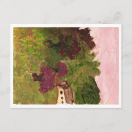 Rosa Himmel, liggande, hus, vykort