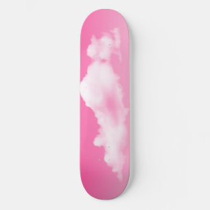 Rosa himmel och moln skateboard bräda 19,5 cm