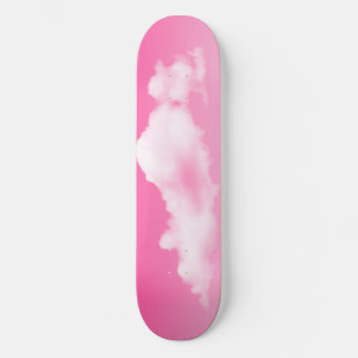 Rosa himmel och moln skateboard bräda 19,5 cm