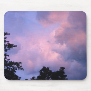 Rosa himmel på natten musmatta