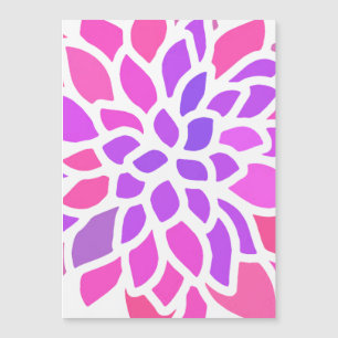 Rosa Hippie Flower Retro Modern