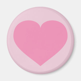 Rosa hjärta magnet