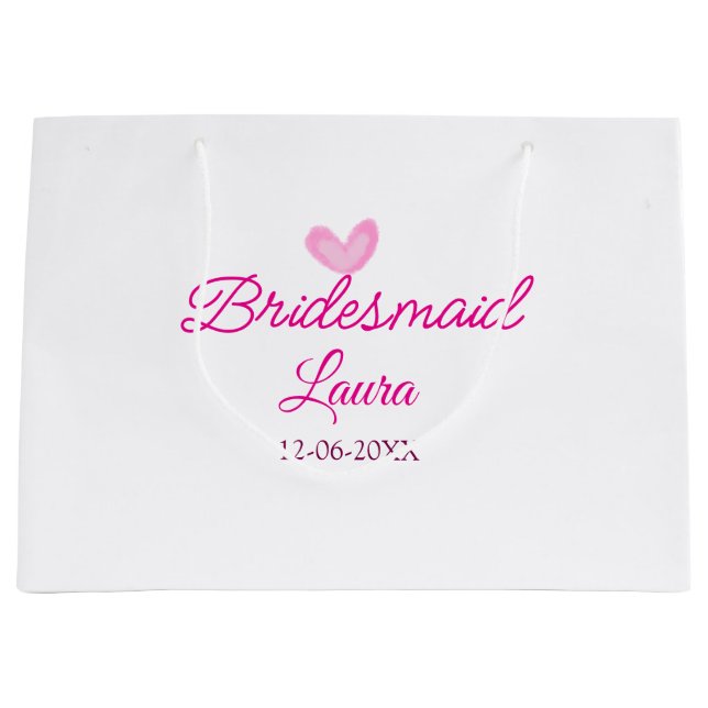 ROSA hjärta - minimal ökning av namn-gåva (Framsidan)