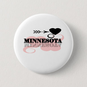 Rosa hjärta Minnesota Knapp