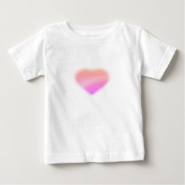 rosa hjärta t shirt