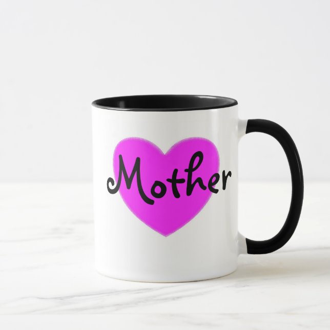 Rosa hjärtamormugg mugg (Höger)