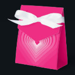 Rosa hjärtan Favor Box Presentaskar<br><div class="desc">Rosa kärlek Favor Box</div>