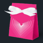 Rosa hjärtan Favor Box Presentaskar<br><div class="desc">Rosa kärlek Favor Box</div>
