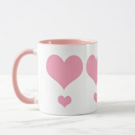 Rosa Hjärtas Kärleksmugg Mugg