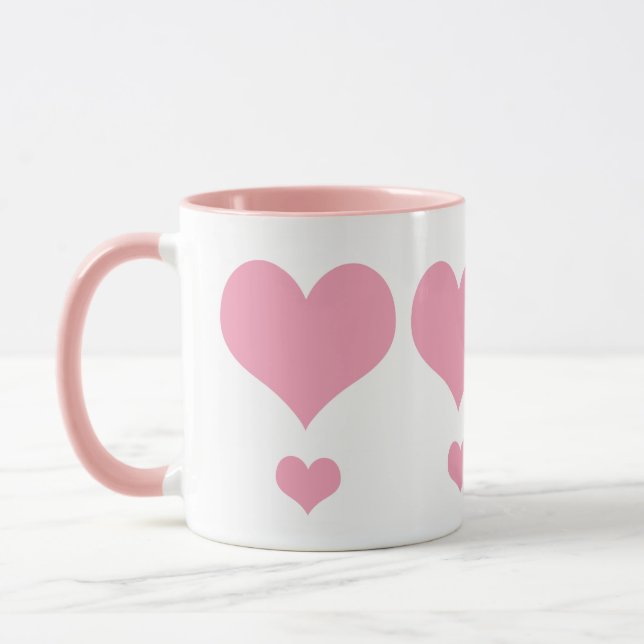 Rosa Hjärtas Kärleksmugg Mugg (Vänster)