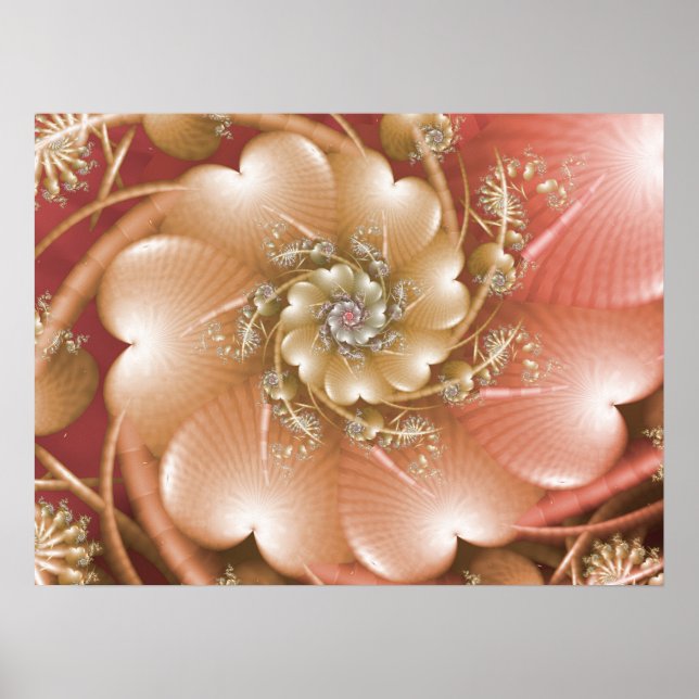 Rosa hjärtdesign poster (Framsidan)