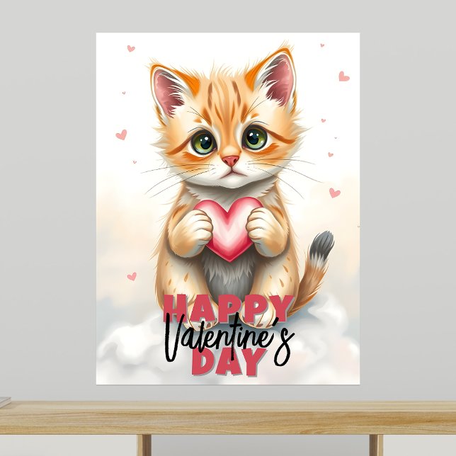 Rosa Hjärthjärtans dag Poster (Skapare uppladdad)