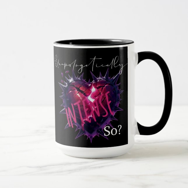 Rosa hjärtmugg mugg (Höger)