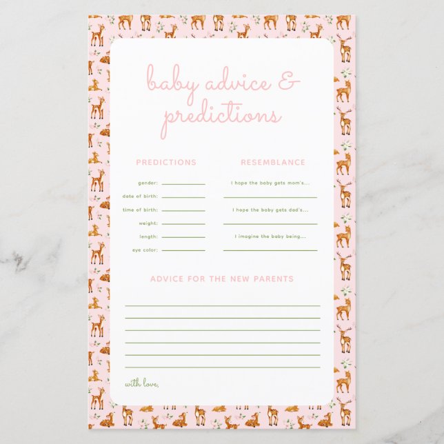 Rosa hjortfamiljens traditioner & förutsägelse spe (Framsida)