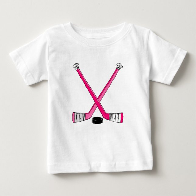 Rosa Hockey Tee (Framsida)