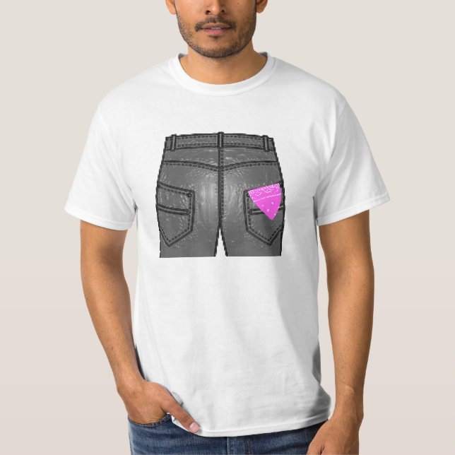 Rosa Höger Hanky Shirt T-shirt (Framsida)