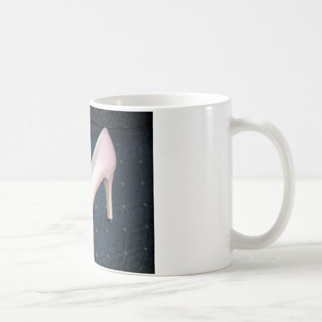 Rosa högklackade skor kaffemugg (Höger)