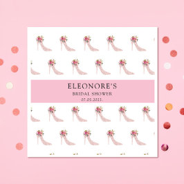 Rosa Högklackar Möhippa Pappersservett