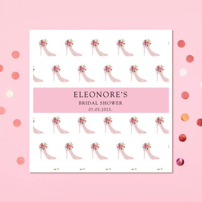 Rosa Högklackar Möhippa Pappersservett (Skapare uppladdad)