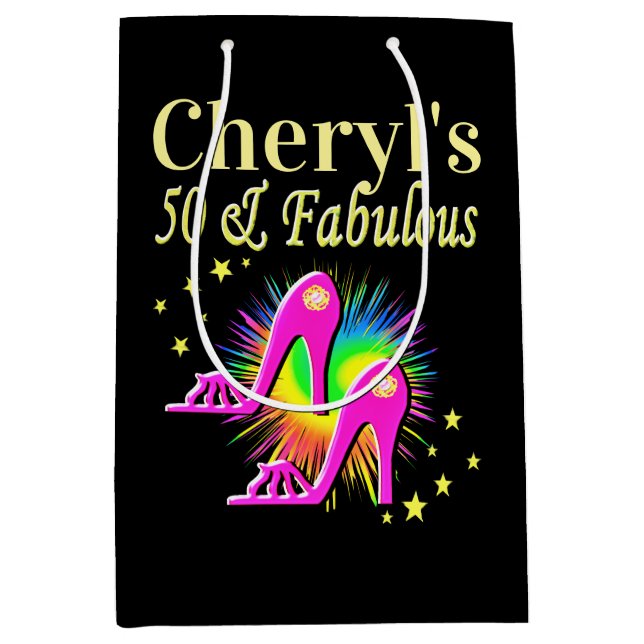 ROSA HÖGKLACKAR PERSONLIG 50 BIRTHDAY (Framsidan)