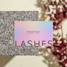 Rosa Holografik Iridescent Lash Client After Care