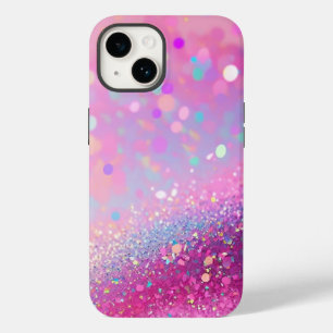 Rosa HoloGraph Glitter iPhone Mate Tuff Fodral