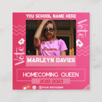 Rosa Homecoming Queen Kampanj Flyer