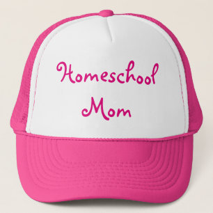 Rosa Homeschool Mamma Truckerkeps