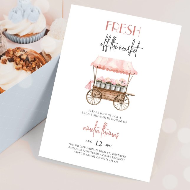 Rosa Hon är inte längre på marknaden Bondbröllopsf Inbjudningar (Skapare uppladdad)