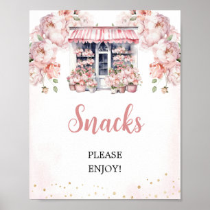 Rosa hon är utanför Möhippan Poster