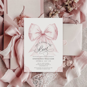 Rosa Hon Gifter sig Möhippa Inbjudningar