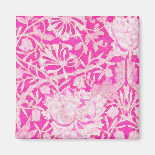 Rosa Honeysuckle Fridge Magnet (Framsidan)