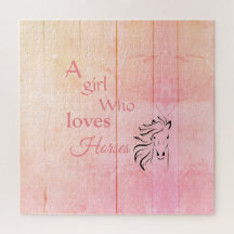 Rosa  Horse Girly Kärlek Horses Glam