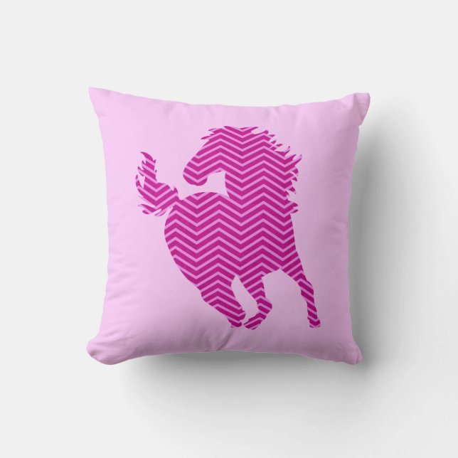 Rosa Horse Pillow Kudde (Framsida)