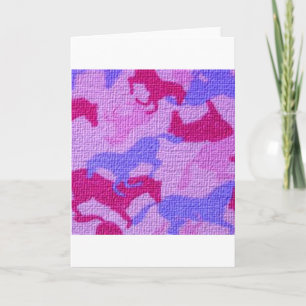 Rosa Horses Canvas Kort