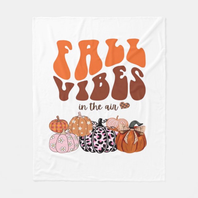 Rosa höstpumpa T-shirt  Söt höstgrafisk tee Fleecefilt (Framsidan)