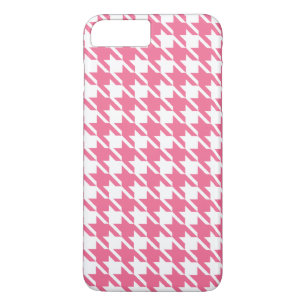 Rosa Houndstooth iPhone 7 Plus Fodral