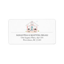 Rosa House-Returetiketter